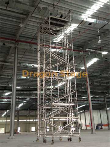 18.21m Double Rolling Mobile Aluminum Scaffolding for Sale 
