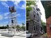 Hot Sale GS Aluminum Access Tower with Outriggers for Construction Installation Works