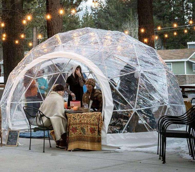 Camping Geodesic Dome Hotel Tent House 