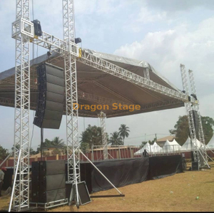 Trade Assurance Outdoor Concert Aluminum Frame Stage Truss Structure for Show Event 20x16x9m