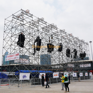 Speaker Truss/Audio Line Array Truss/Layer Truss Iron And Steel Scaffolding for Event Stage 10x8m