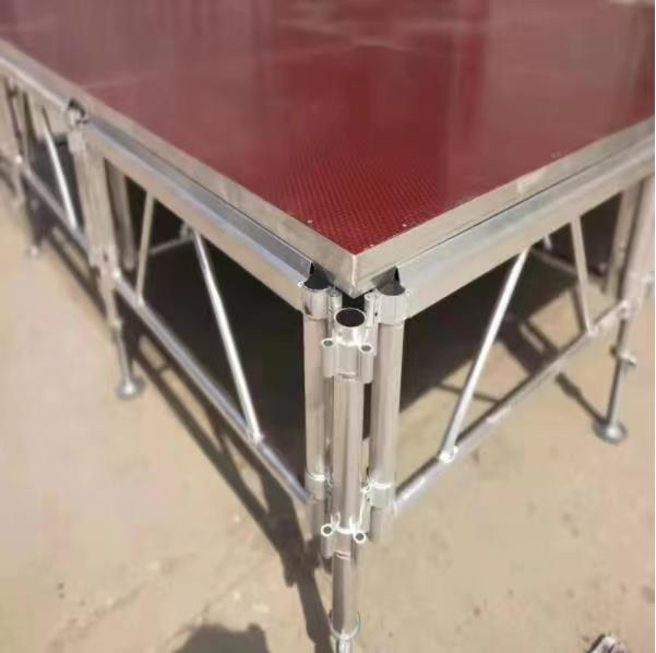 Aluminum Portable Mobile Modular Stage 60 Sqm 0.6-1m