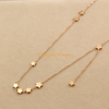 Cheap Wholesale Gold Plated Jewelry Star Custom Stainless Steel Personalized Lucky Charm Necklace For Women