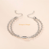 wholesale fashion heart couple bracelet stainless steel cuban chain magnetic bracelet for couples