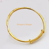 Fashion 18 carat gold iron plated imitation copper bangles and bracelets