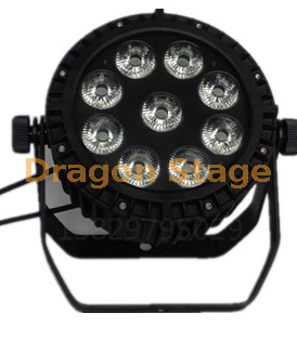 9 Beads 5 in 1 Waterproof Mute Cast Aluminum Par Light led par light outdoor