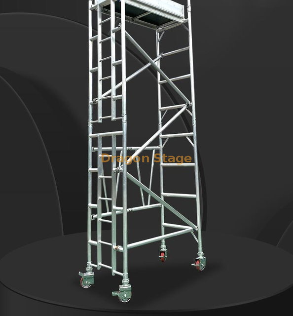 En1004 Aluminium Frame Foldable Aluminum Mobile Tower Scaffolding for Sale