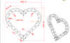 Truss Display Factory Price Aluminum Circle Stage Lighting Round Truss For Wedding Event Heart Shape Display