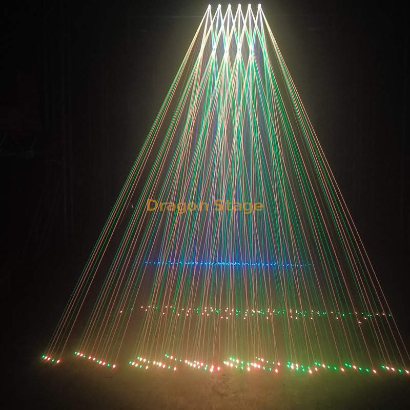 6-head 6x1w Animated Stage Laser Lighting (5)