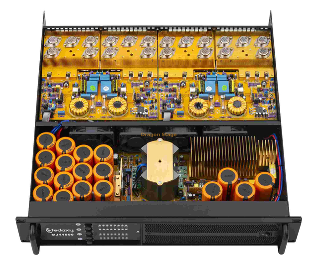 MJ4H Serial 4 Channels Switching Power Amplifier 4x1000W 4x1300W 4x1500W 4x1800W
