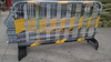 Traffic Road Safety Barrier/Steel Barricades with Bridge Base/Crowd Control Interlocking Barriers