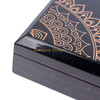 KSA Jeddah season Wholesale Custom Luxuray wooden box Packaging PU Interior Chocolates Box Gift