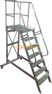 Aluminum Customized Working Platform with Staircase Ladders for Working Plant Factory