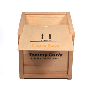 Slide top wooden boxes wood crate packaging wooden boxes with sliding lid