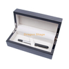 Black Glossy Lacquered Wooden Pen Box Case Wooden Box factory customized