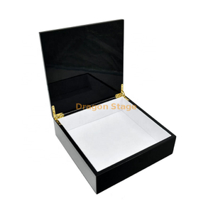 wholesale Custom arabic style high glossy gourmet dates and chocolate wooden box for gift