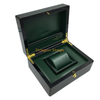 Black Piano Finish Single Wooden Watch Box With Gold Lock