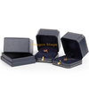 High Quality Gift Case PU Leather Jewelry Box For Ring Pendant Necklace Set