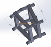  F44 GLOBAL TRUSS Hinged 2-Way 15 Degree Corner Truss Connector Junction