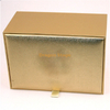 Custom Luxury 2 Tier Drawer Box Gold Paper Gift Storage Box