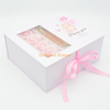 Clear Window White Cardboard Boxes Eternal Flower Perfume Gift Box With Ribbon Custom For Packiging