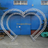 Aluminum Double Twin Heart Shape Truss for Wedding Event Decoration