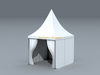 Pagoda Awning House Wedding Birthday Party Activity Tent 3x3m Aluminum Exhibition