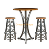 Factory Price Modern Design High Quality Aluminum Truss Bar Table And Stool 