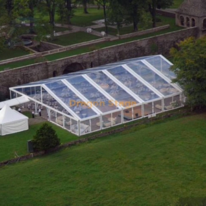 Transparent Trade Show Canopy Marquee Tents for Large Event Wedding 10x21m Hot Sale Party Wedding Marquee Tent 