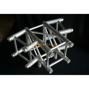dragonstage Aluminum Spigot 300x300mm / 289x289mm Square Box 4 Ways Corner Truss