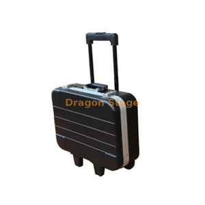 Durable Black Aluminum Tool Trolley Case Luggage for Party