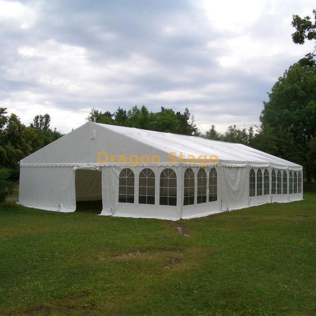 White Cover Capacity Outdoor Party Tent Marquee for 200 People