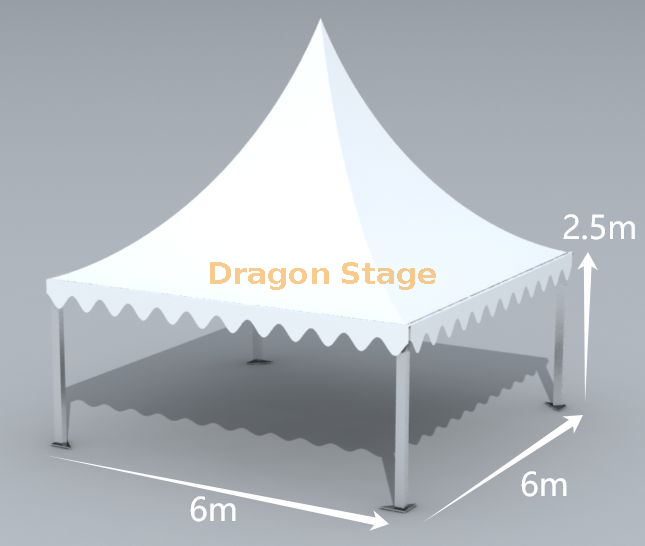 6x6m tent