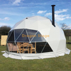 Steel Outdoor Hotel Party Dome Tent Camping House With Bathroom