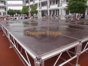 Aluminum Truss Portable Stage Platform Adjustable 6x2m for Event