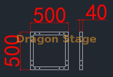 led display stacking truss frame