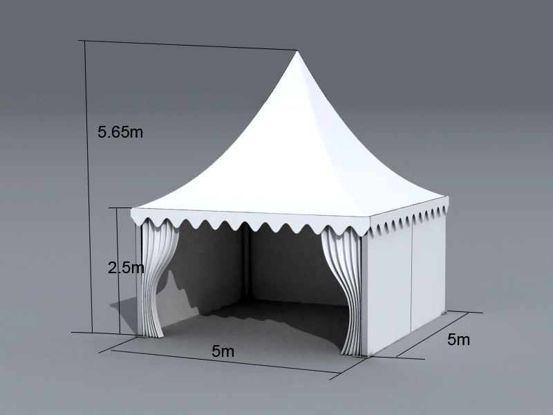 Event Market Exhibition Show Function Bazaar Wedding Tents for Sale 5x5m (1)