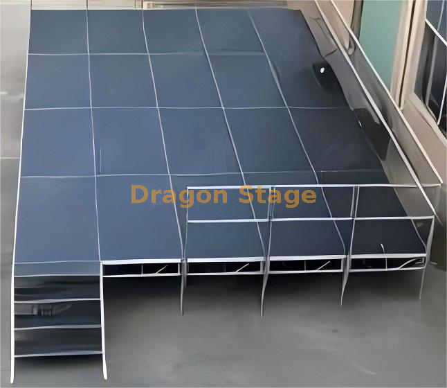 Outdoor Adjustable Aluminum Portable Stage Platform For Concert Show Event 15.86x14.64m