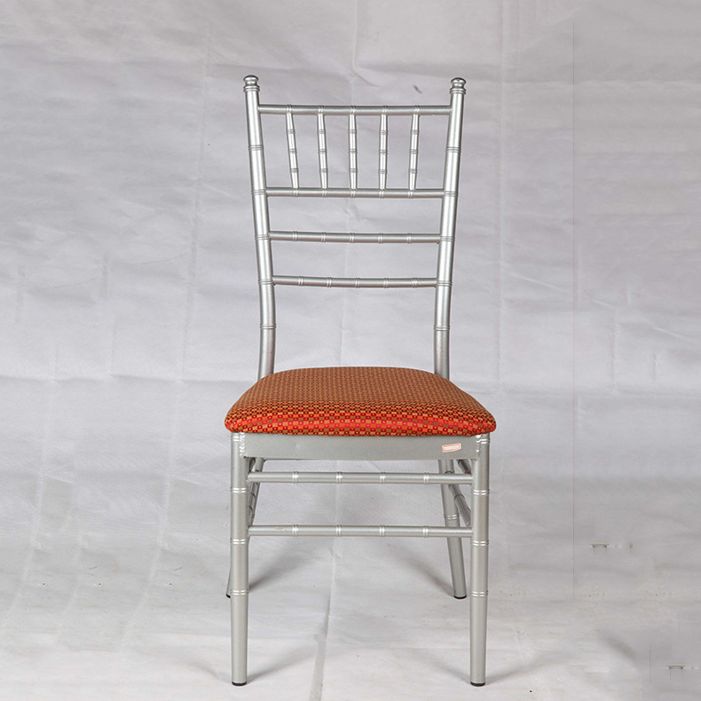 Furniture wholesale, wedding banquet chairs, aluminum alloy bamboo chairs, soft packaging bamboo chairs, restaurant backrests, metal chairs