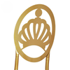 Manufacturer provides hotel dining chairs, restaurant creative iron chairs, wedding phoenix chairs, round back mesh metal bamboo chairs for weddings and weddings