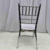 Metal electroplated bamboo chairs for weddings and wedding events, stacked soft bag chairs, stainless steel resistant hotel banquet chairs, direct supply