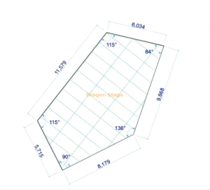 Custom Irregular Indoor Drama Performance Stage