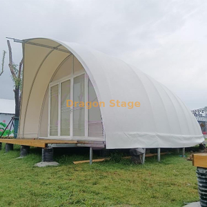 4*7M 5*7M 6*8M Luxury Outdoor Camping Hotel Shell Shape Event Tent House with Bathroom