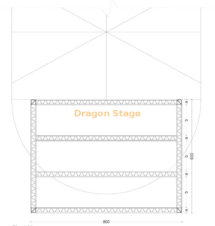 Aluminum Curved Roof Stage Trusses (2)