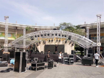 Event Curve Roof Trusses System 10x7x10m