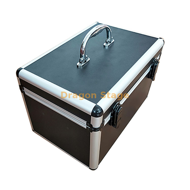 Black Event Aluminum Box Tool Carrying Case With Handle