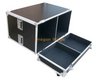 Event 1U 4U 6U 8U 12U Flight Case With Wheels Casters Handle