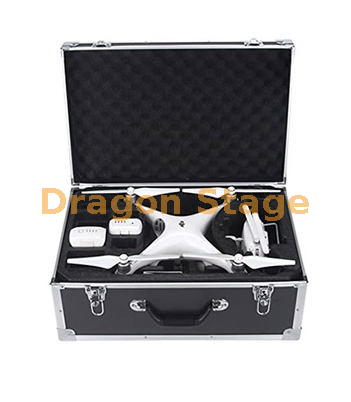 Black Party Durable Protective Aluminum Dj Carrying Case