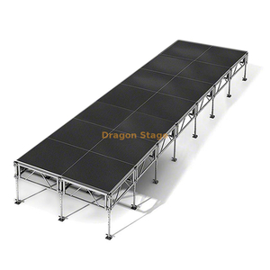 Heavy-Duty Modular All-Terrain Portable Platform 8.54x2.44m Aluminum Mobile Stage 