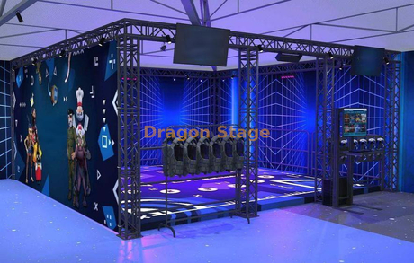 Vr Experience Event Modular Shell 6x6x3m Custom Aluminum Alloy Mobile VR Exhibit & Event Truss Booth from ...
